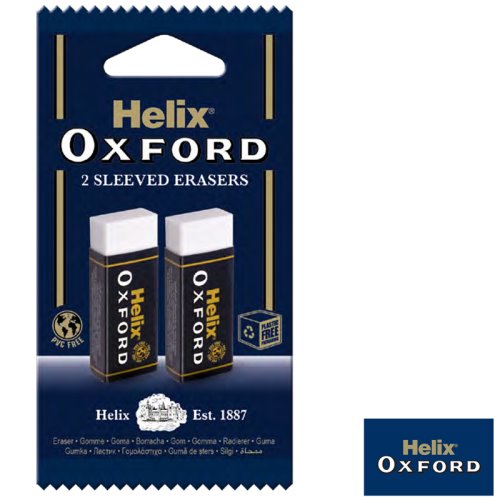 2x Gommes Blanches / Erasers - OXFORD ; Large 2x Gommes Blanches / Erasers - OXFORD ; Large