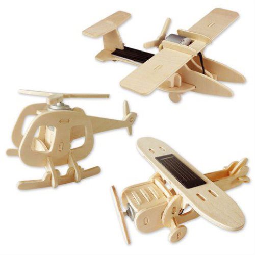 3 maquettes d'aviation animées