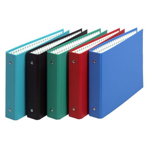 Petit Classeur pour fiches Bristol (max 150x100mm) , anneaux Ø30mm ; Exacompta, PP rigid card - (couleur aléatoire) Petit Classeur pour fiches Bristol (max 150x100mm) , anneaux Ø30mm ; Exacompta, PP rigid card - (couleur aléatoire)