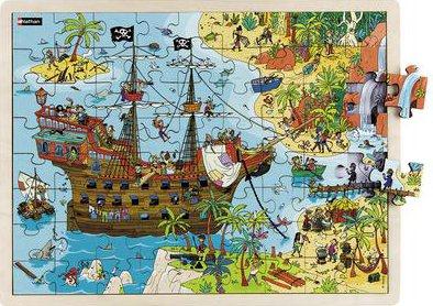 Maxipuzzle bois - les pirates