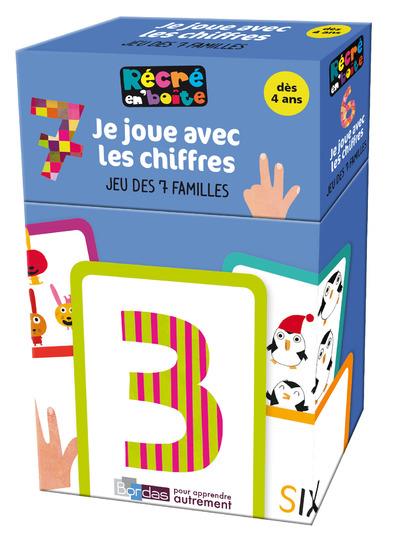 Recre en'boite je joue avec les chiffres jeu des 7 familles des 4 ans
