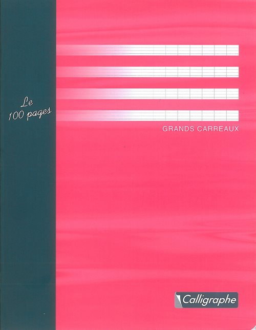 Cahier Piqué Conquérant Sept 17 X 22 Cm Brouillon Grands Carreaux 96 Pages