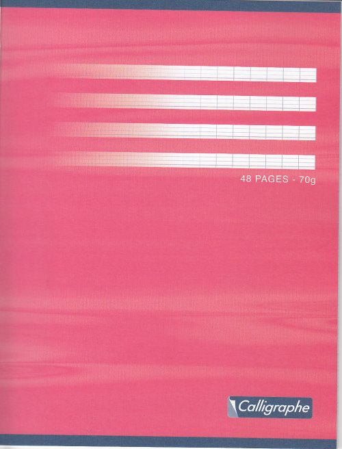 Cahier de Brouillon Calligraphe 7000 petit format (17x22cm) grand carreaux (séyès) - 48p (couleur aléatoire) Cahier de Brouillon Calligraphe 7000 petit format (17x22cm) grand carreaux (séyès) - 48p (couleur aléatoire)