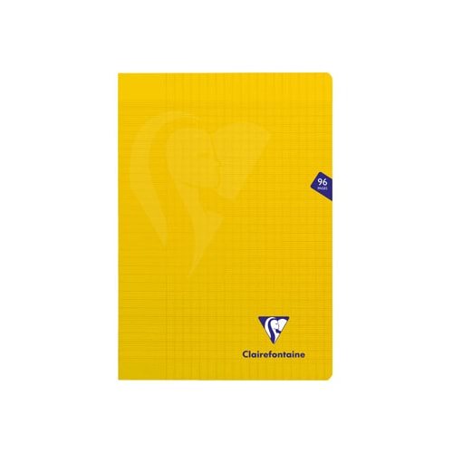 Cahier pique 'Mimesys' polypro A4 (21x29,7cm) - séyès - 96p (jaune)