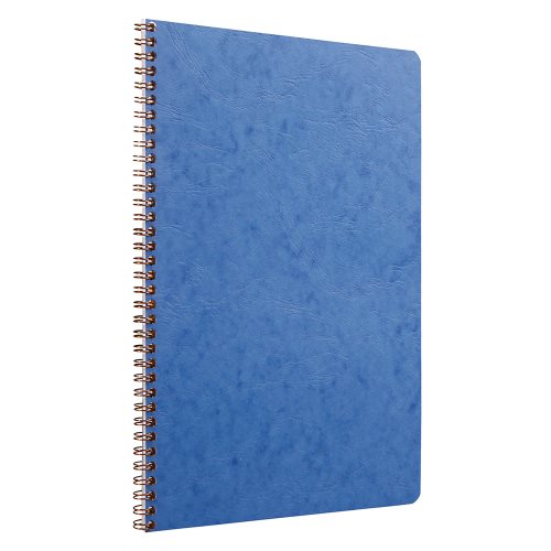 Cahier 'Age Bag' A4 (21x29,7cm) petit carreaux - spirales - 100p - bleu