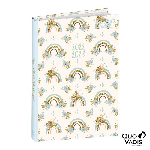 Agenda Scolaire '22-'23 Quo Vadis Eurotextagenda 'Louise et Arthur 12x17cm ; 1 jour par page - (METEO)