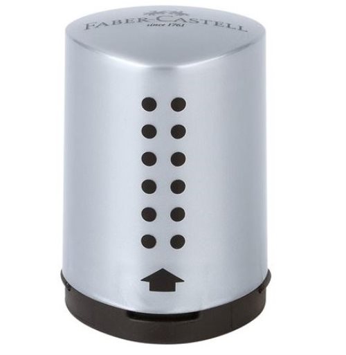 Mini Taille Crayon Faber Castell 'Grip 2001' - (argent)
