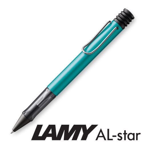 Lamy 'Al-Star' Ballpoint Pen - 'Turmaline' Blue (223) - black ink (M16 Refill)