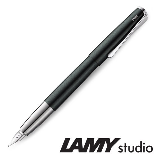 2021 Special Edition 'Studio' Fountain Pen - 'Black Forest' (gloss black-green metallic lacquer) (069) - Medium Pointed Nib (T10 ink)