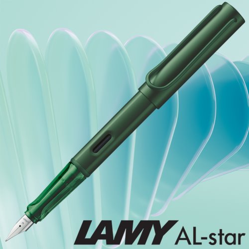 Lamy AL-Star Fountain Pen - PINE Green Special Edition 2026 - Fine Pointed Nib (T10 ink)