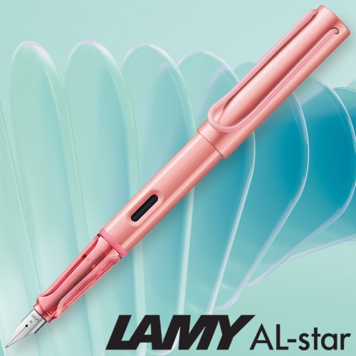 Lamy AL-Star Fountain Pen - FLAMINGO Pink Special Edition 2026 - Fine Pointed Nib (T10 ink)