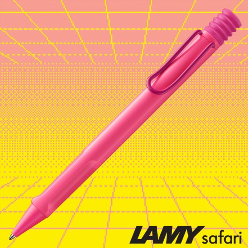 Lamy Safari Ballpoint Pen - NeonPink Special Edition 2026 - Medium (M16 Black ink)