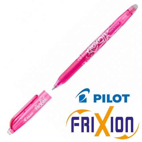 Fine Erasable Gel Rollerball - Pilot Frixion Ball 'Fine' 0.5mm - (Pink / Rose)