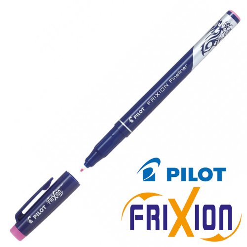 Stylo feutre fine Pilot 'Frixion - Fineliner' (0.4mm) - rose