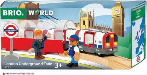 Brio - london underground train pack (battery) - 7 piece