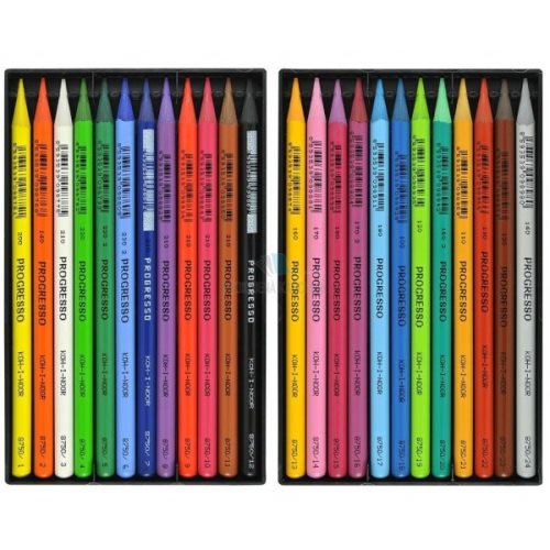 Set De 12 Crayons Aquarelle Koh-I-Noor Mondeluz - Mine Forte 3.8mm