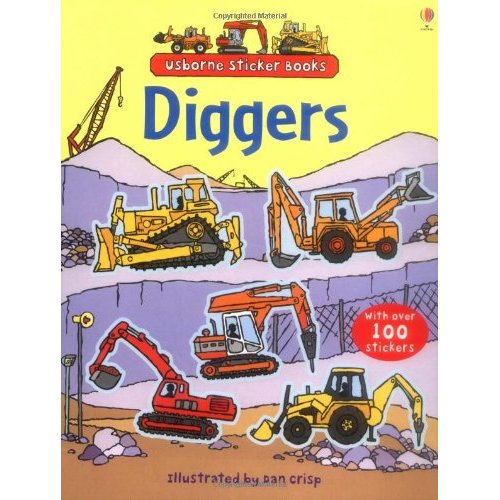 Diggers sticker book
