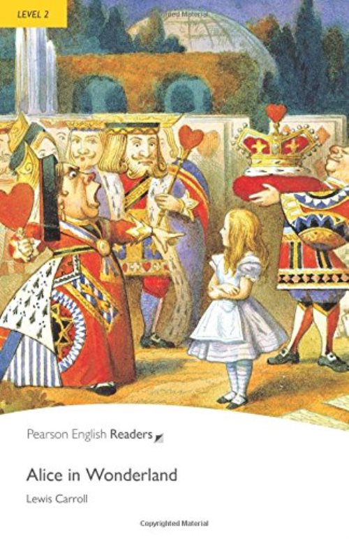 Alice in wonderland book/mp3 pk level 2 (pearson english graded readers)