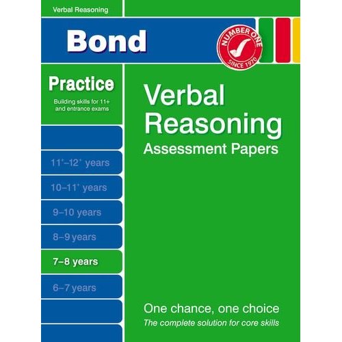 (ne pas utiliser) bond verbal reasoning assessment papers 7-8