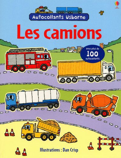 Les camions - autocollants usborne
