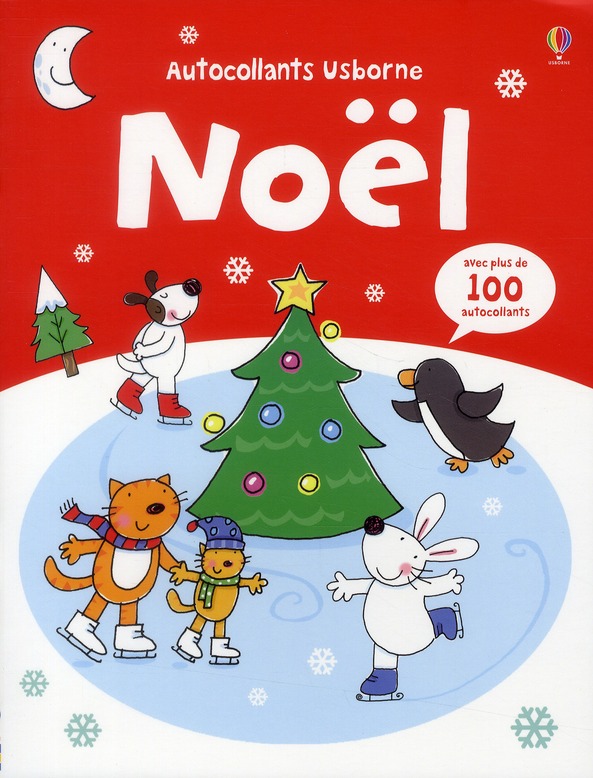 Noel - autocollants usborne zvec plus de 100 autocollants