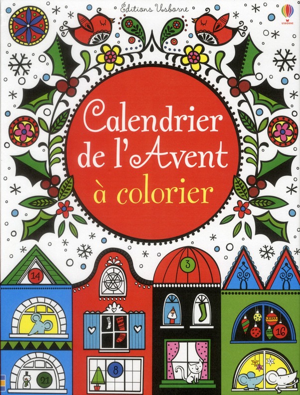 Calendrier de l'avent a colorier 2011