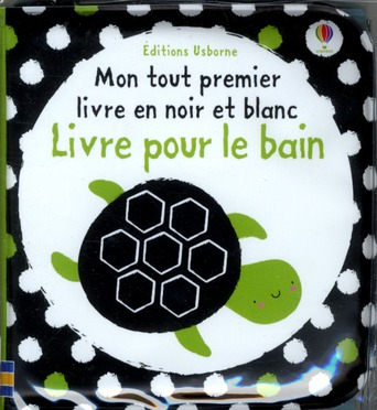 Livre pour le bain - mon tout premier livre en noir et blanc