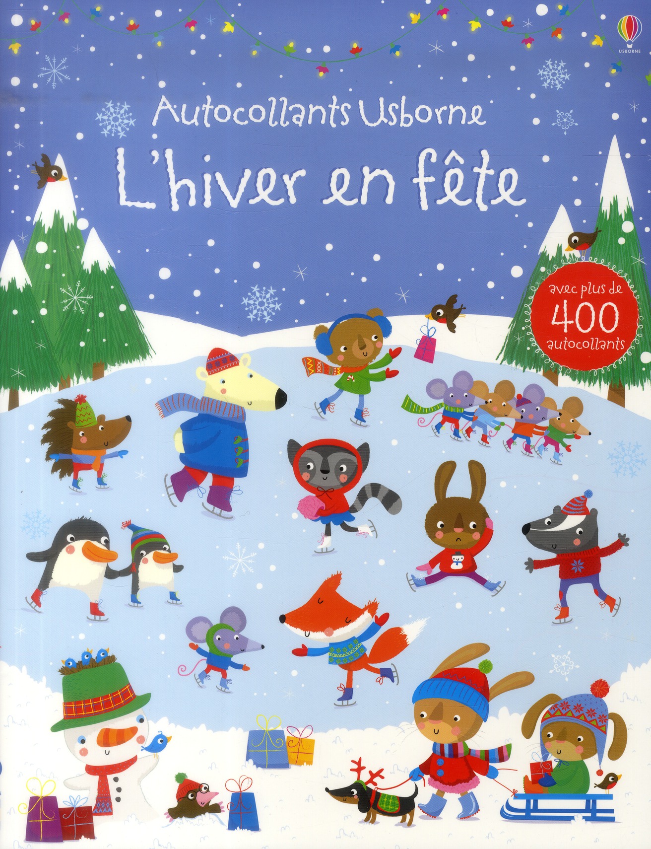 L'hiver en fete - autocollants usborne