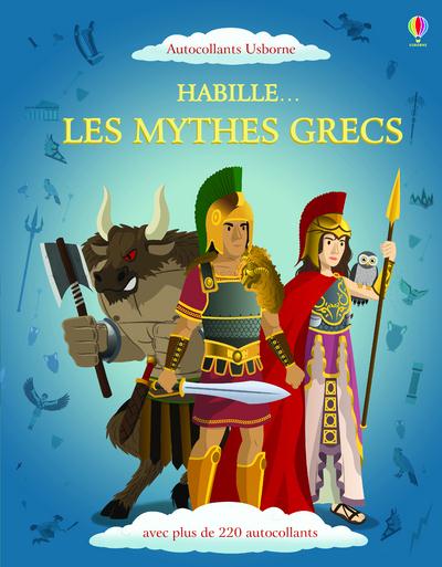 Habille... les mythes grecs - autocollants usborne