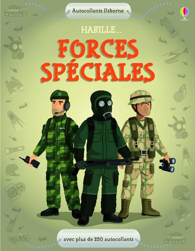Habille... les forces speciales - autocollants usborne