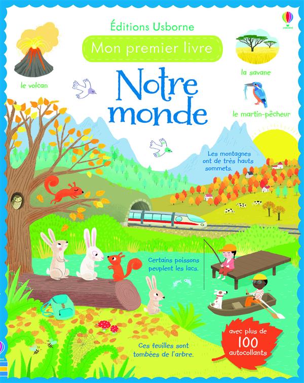Notre monde - mon premier livre avec autocollants