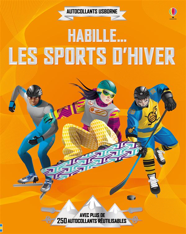 Habille... les sports d'hiver - autocollants usborne