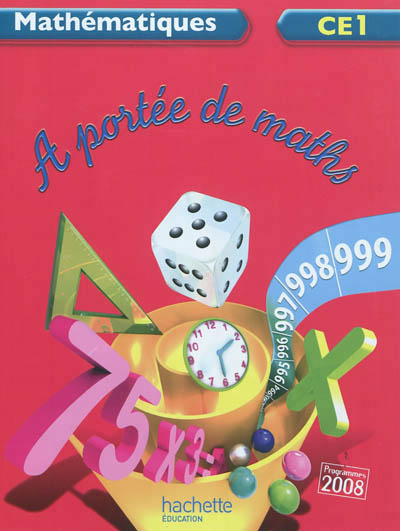 A portee de maths ce1 - livre de l'eleve - ed. 2012