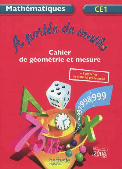 A portee de maths ce1 - cahier d'exercices - ed. 2012