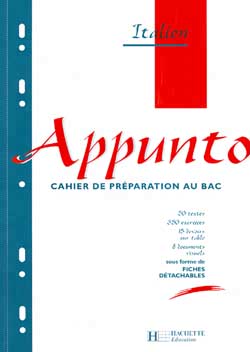 Appunto tle - italien - cahier de l'eleve - edition 1997 - cahier de preparation au bac
