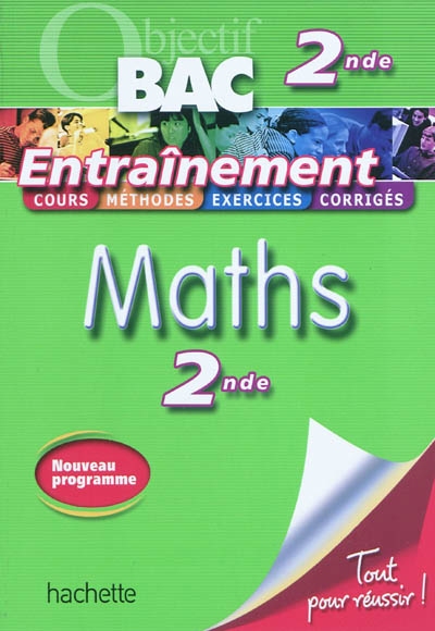 Objectif bac - entrainement - maths 2nde