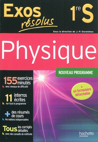 Exos resolus - physique 1re s