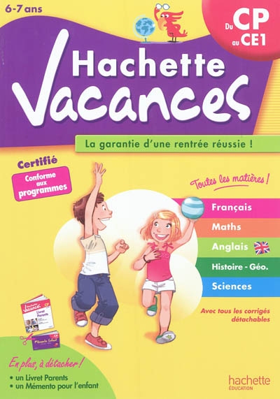 Hachette vacances - du cp au ce1