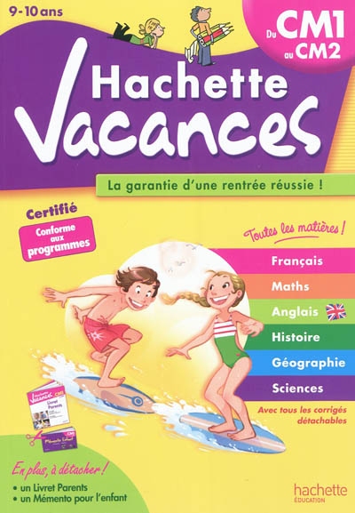 Hachette vacances - du cm1 au cm2