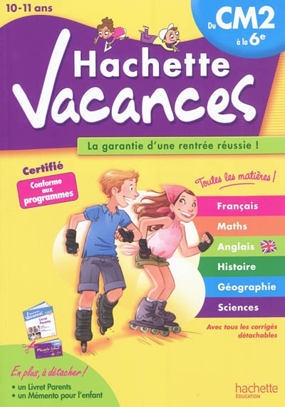 Hachette vacances - du cm2 a la 6e