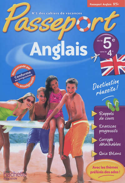 Passeport - anglais de la 5e a la 4e
