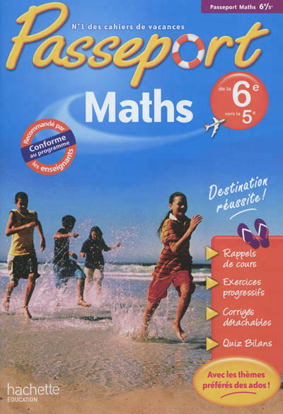 Passeport - maths de la 6e a la 5 e