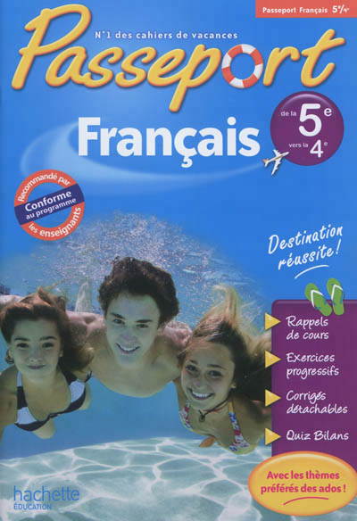 Passeport - francais de la 5e a la 4e