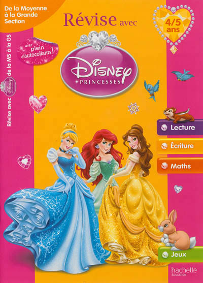 Revise avec les princesses - de la moyenne a la grande section de maternelle 4/5 ans
