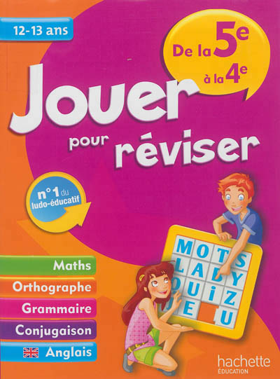 Jouer pour reviser - de la 5e a la 4e 12-13 ans