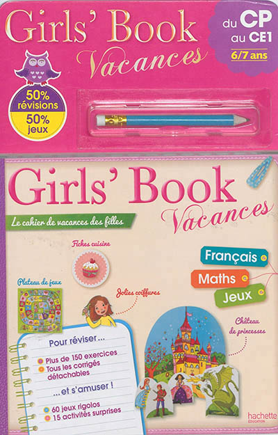 Girls' book vacances - du cp au ce
