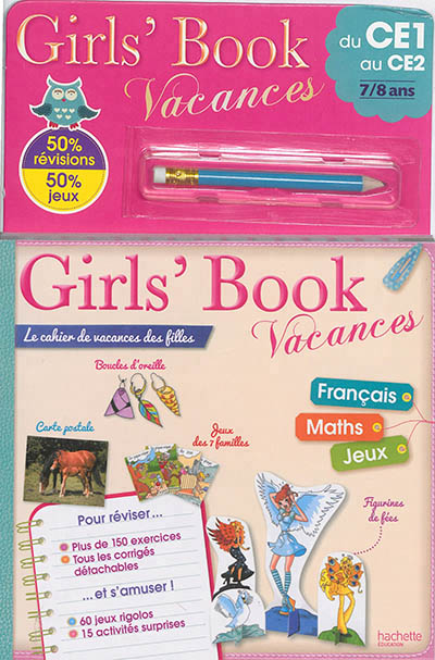 Girls' book vacances - du ce1 au ce2