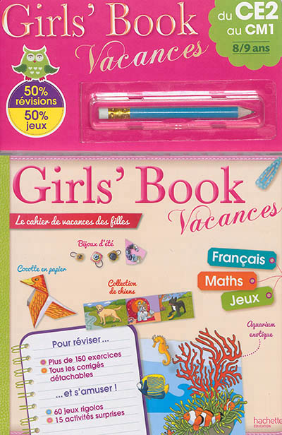 Girls' book vacances - du ce2 au cm1