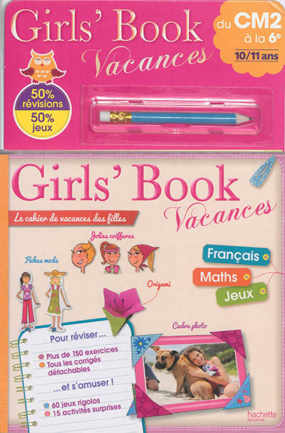 Girls' book vacances - du cm2 a la 6e