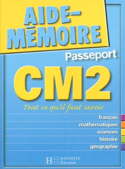 Aide - memoire passeport cm1